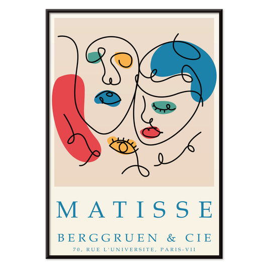 , with black aluminium frame on white background