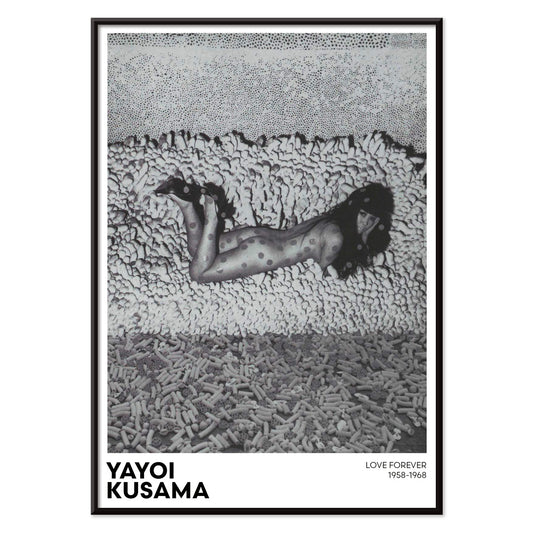 , with black aluminium frame on white background