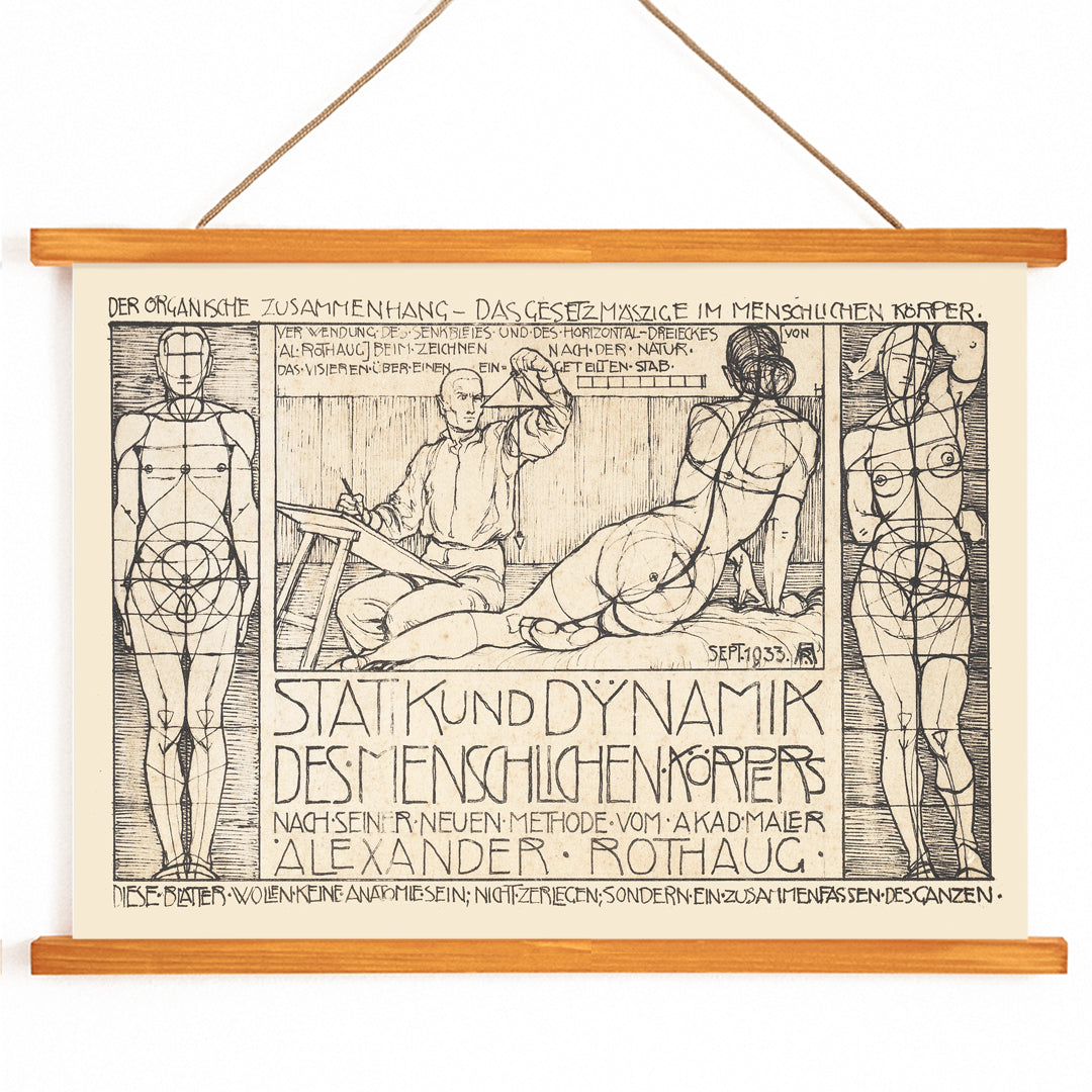 , with wooden magnetic frame on white background