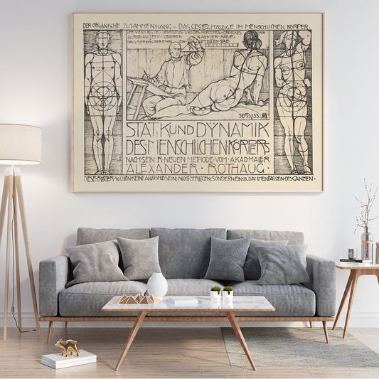 , framed and displayed in home decor