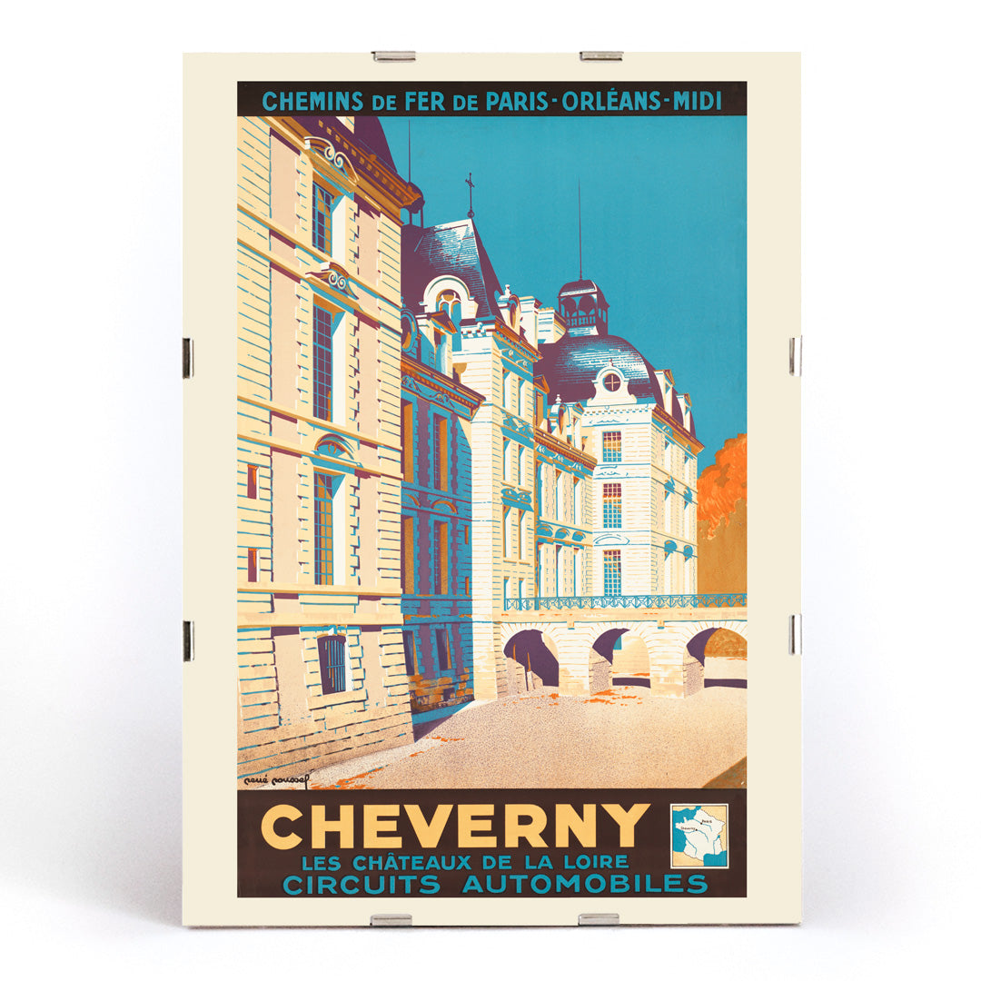 , framed and displayed in modern living room decor