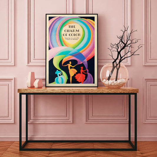 , framed and displayed in home decor