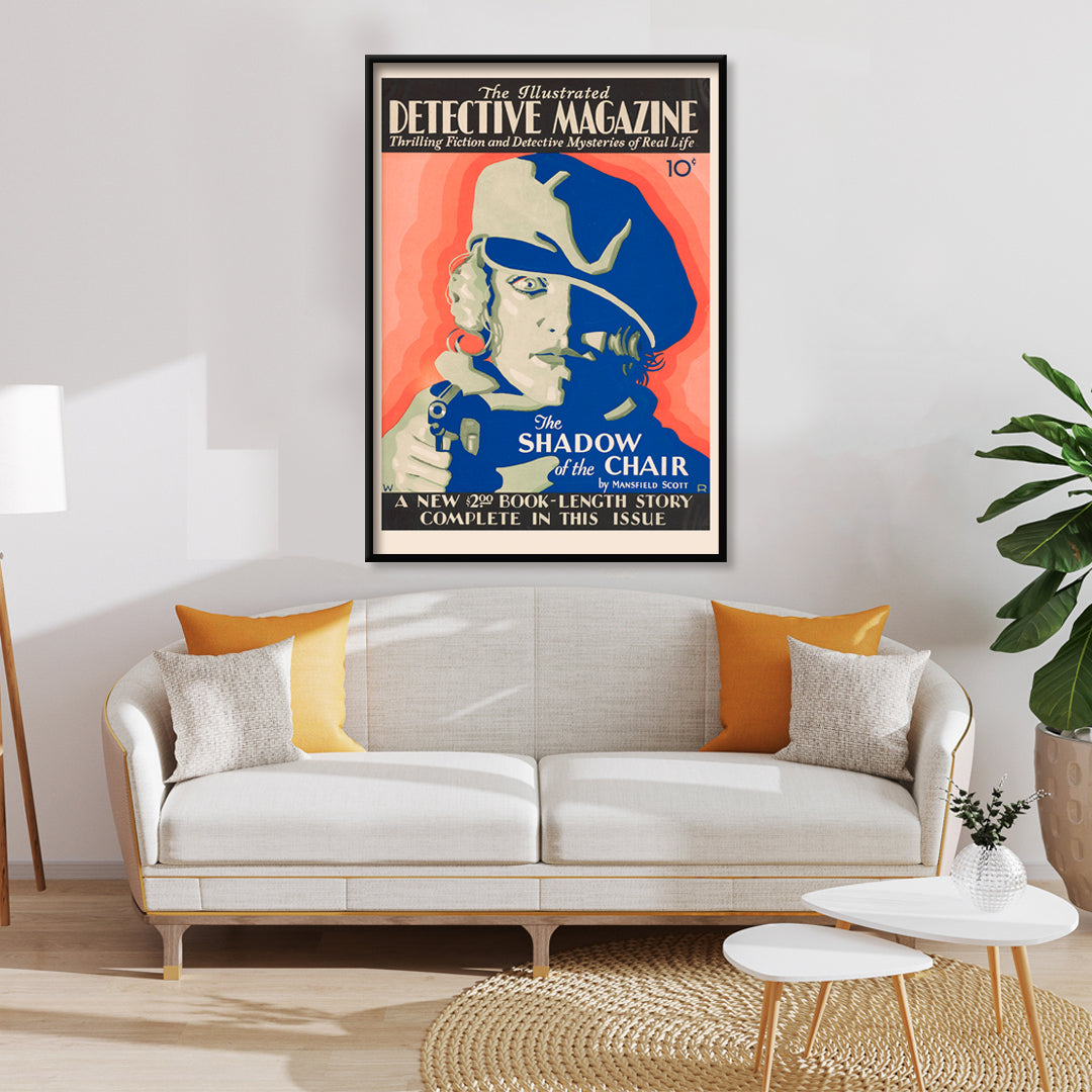 , framed and displayed in home decor