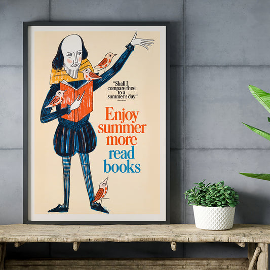 , framed and displayed in home decor