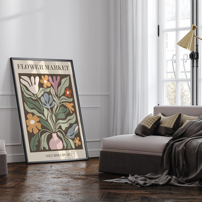 , framed and displayed in home decor