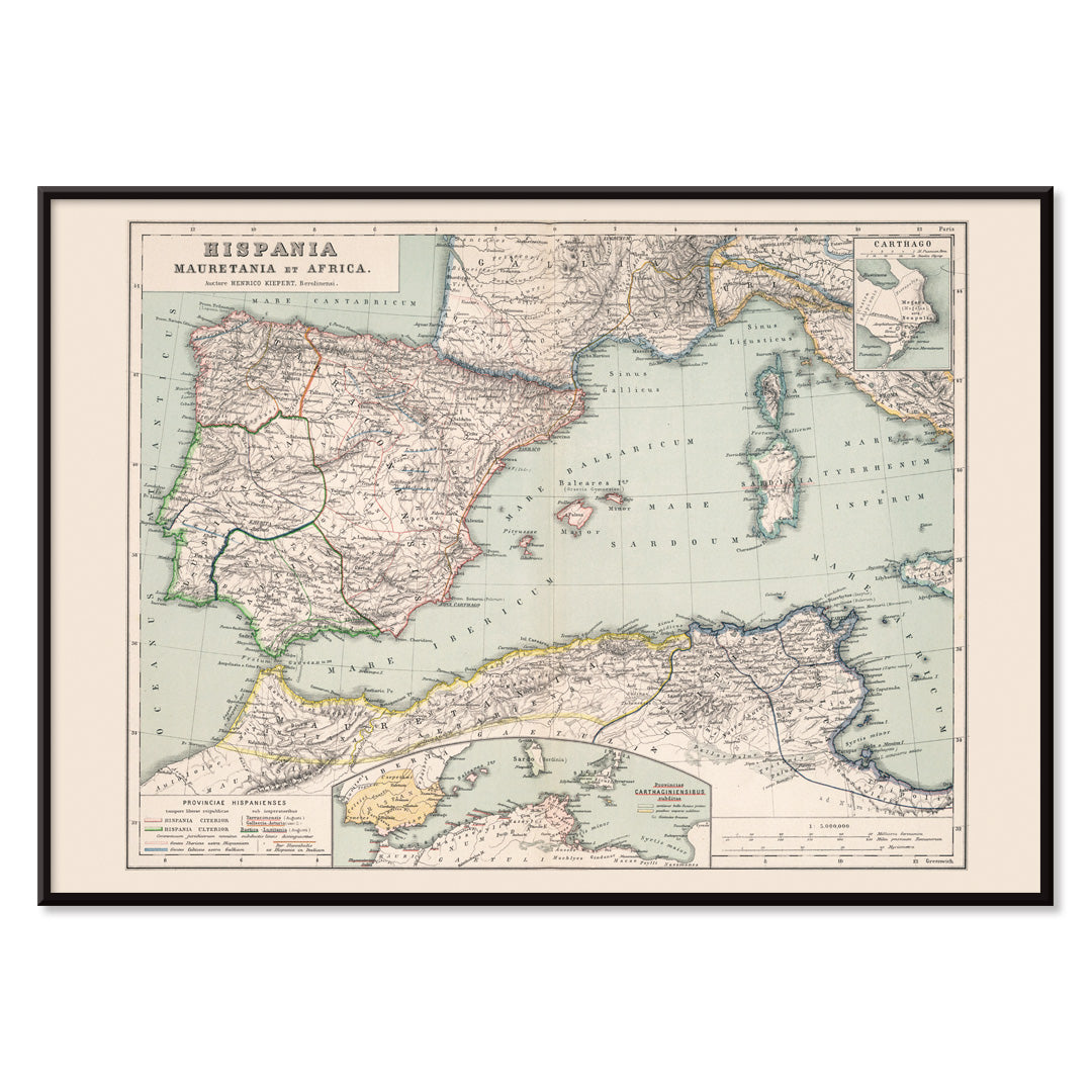 , with black aluminium frame on white background