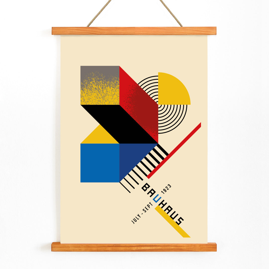 , with wooden magnetic frame on white background