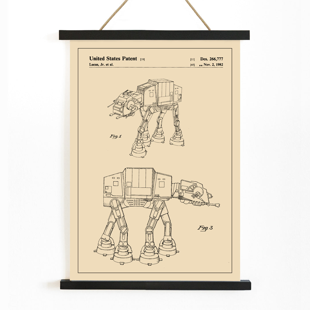 , with wooden magnetic frame on white background