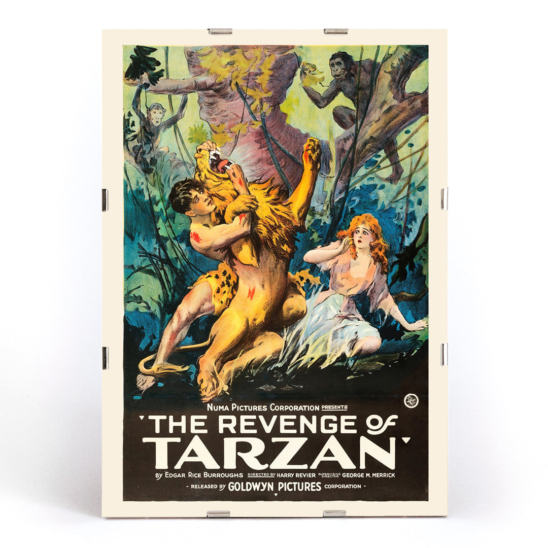 , framed and displayed in modern living room decor