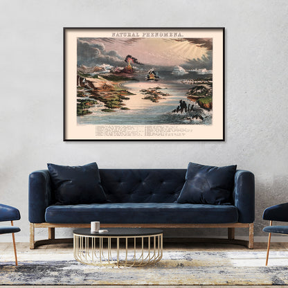 , framed and displayed in home decor